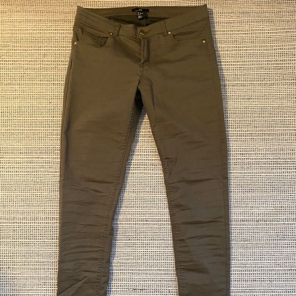 Olive skinny jeans - Picture 3 of 5